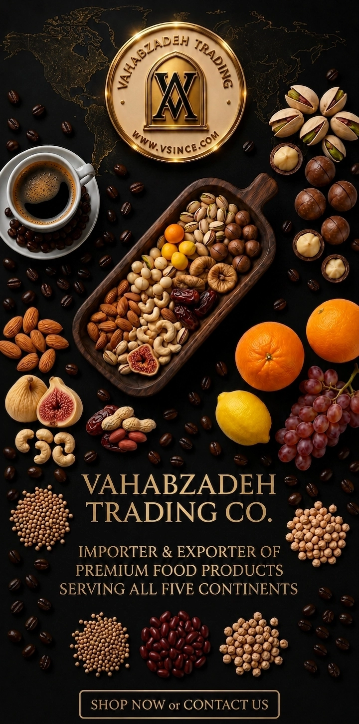 Vahabzadeh Trading VSINCE Global Export Map